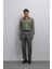Gri Tapered Fit Erkek Pantolon 1