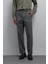 Gri Tapered Fit Erkek Pantolon 3