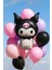 Folyo Balon Kuromi 80X50 cm Siyah Büyük Doğum Günü Balonu 3