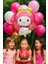 Folyo Balon My Melodi -Kuromi Temalı 80X75 Pembe Büyük Doğum Günü Parti Balonu 2