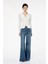 Kadın Koton x Sima Tarkan - Pamuklu Ispanyol Paça Flare Jean Pantolon - Wide Flare Jean 6WAL40153MD 2