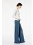 Kadın Koton x Sima Tarkan - Pamuklu Ispanyol Paça Flare Jean Pantolon - Wide Flare Jean 6WAL40153MD 3