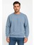 Düz Renk Oversize Üç Ip Erkek Sweatshirt 1