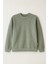 Düz Renk Oversize Üç Ip Erkek Sweatshirt 2