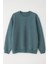 Düz Renk Oversize Üç Ip Erkek Sweatshirt 2
