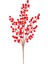 Yılbaşı Süsü Pike Berry Kokina Kırmızı 48 Cm. 1
