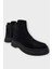 Yandan Lastikli Günlük Kadın Süet Bot Siyah 6
