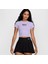 Sportswear Gel Cropped Short-Sleeve Lila Kadın T-Shirt 1