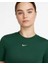 Sportswear Essential Slim-Fit Cropped Short-Sleeve Yeşil Kadın T-Shirt 2