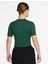 Sportswear Essential Slim-Fit Cropped Short-Sleeve Yeşil Kadın T-Shirt 3