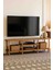 Konsol Modern Tasarım Ahşap Ayaklı Atlantik Çam Desenli 30*43*120CM 2