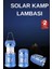 Msa-Shop Solar Şarjlı Kamp Lambası Güneş Enerjili Kızaklı Kamp Feneri Çadır Feneri LED Işıldak 2