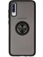 Samsung Galaxy A70 Kılıf Montreal Yüzüklü Silikon Kapak - Siyah 1