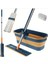 Katlanabilir Temizlik Mopu ve Tekerlekli Kova Seti 1