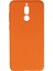 Huawei Mate 10 Lite Kılıf Nano içi Kadife Silikon - Turuncu 1
