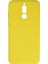 Huawei Mate 10 Lite Kılıf Nano Içi Kadife Silikon - Sarı 1
