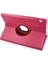 Huawei Mediapad T5 10 Kılıf 360 Tablet Deri Kılıf - Pembe 1