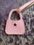- Toz Pembe Çanta Model-Toz Pembe Flotter Hakiki Deri Çanta Süsü ,bag Charm 2