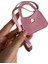 - Toz Pembe Çanta Model-Toz Pembe Flotter Hakiki Deri Çanta Süsü ,bag Charm 3