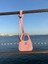 - Toz Pembe Çanta Model-Toz Pembe Flotter Hakiki Deri Çanta Süsü ,bag Charm 6