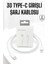 Sepetim Iphone Uyumlu Ios Uyumlu Lightning Hızlı Şarj Tye C Lightning Şarj Kablosu 2