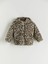 Leopar Desenli Kız Çocuk Pelüş Mont (W5) 1
