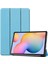 Galaxy Tab S7 Fe Lte (T737-T736-T733-T730) Uyumlu Frms Smart Cover Standlı 1-1 Kılıf-Mavi 1