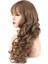 Dalgalı Perçemli Uzun Fiber Sentetik Peruk - Bebek Kumralı 4