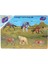 Ahşap Tutmalı Puzzle Bebekler Için Vahşi Hayvanlar 2