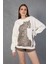 Leopar Desenli Oversize Sweatshirt 1