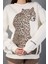 Leopar Desenli Oversize Sweatshirt 6