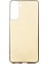 Galaxy S21 Plus Kılıf Frms Premier Silikon Kapak-Gold 1