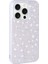 Apple iPhone 15 Pro Max Kılıf Parlak Taşlı Tasarım Frms Pırlanta Kapak-Beyaz 1