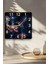 Gece ve Sinek Kuşu Temalı Temperli Cam Kare Saat 33X33 cm Ebadında Uv Baskı - KCS012 5