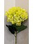 Yapay Çiçek Islak Dokulu Sarı Renk Ortanca - Tek Dal 110 cm 1