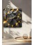 Geometrik Siyah ve Altın Işıklı Desen Temperli Cam Kare Saat 33X33 cm Ebadında Uv Baskı -KCS017 5