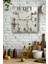 Beton Dokulu Temperli Cam Kare Saat 33X33 cm Ebadında Uv Baskı - KCS034 1