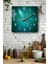 Yusufçuk Desenli Temperli Cam Kare Saat 33X33 cm Ebadında Uv Baskı - KCS036 1
