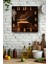 Kahve Fincanı Temalı Temperli Cam Kare Saat 33X33 cm Ebadında Uv Baskı - KCS018 1