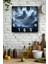 Fırtına Dalgası Temalı Temperli Cam Kare Saat 33X33 cm Ebadında Uv Baskı - KCS054 1