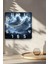 Fırtına Dalgası Temalı Temperli Cam Kare Saat 33X33 cm Ebadında Uv Baskı - KCS054 5