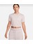 Sportswear Essential Slim Cropped Pembe Kadın T-Shirt 1
