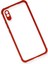 Xiaomi Redmi 9A Kılıf Miami Şeffaf Silikon - Kırmızı 3
