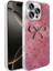iPhone 16 Pro Max Kılıf Kamera Korumalı Figürlü Frms Ponti Silikon Kapak - Açık Pembe 1
