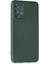 Samsung Galaxy A13 4G Kılıf Nano içi Kadife Silikon - Koyu Yeşil 2