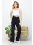 Kadın Kurdele Detaylı Kot Pantolon 1