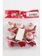 6 Adet Küçük Noel Baba Yılbaşı Ağaç Süsü 2
