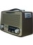 Nostaljik Radyo MD-1700BT Bluetooth'lu Hoparlör USB Tf Sd Aux Fm Destekli Retro Radyo 3