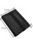 Hakiki Deri Bol Şeffaf Kart Bölmeli Lastikli Unisex Kartlık - Siyah 1