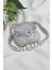 Beyaz Taşlı Şık Choker Kolye ve Bileklik Seti, Zarif ve Modern Tasarım. 1